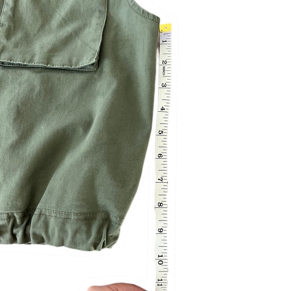 A New Day- Olive Green Zip Vest (Sz xs) - Picture 14 of 14